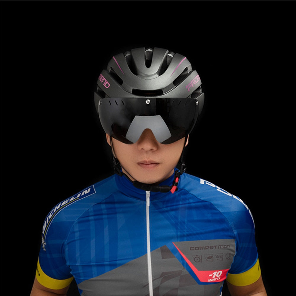 Bicycle Helmet With LED Light
