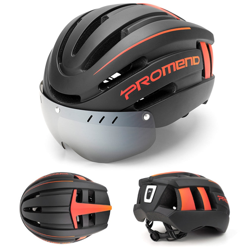 Bicycle Helmet With LED Light
