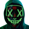 Halloween Purge Mask LED Costume - TrendzPeak